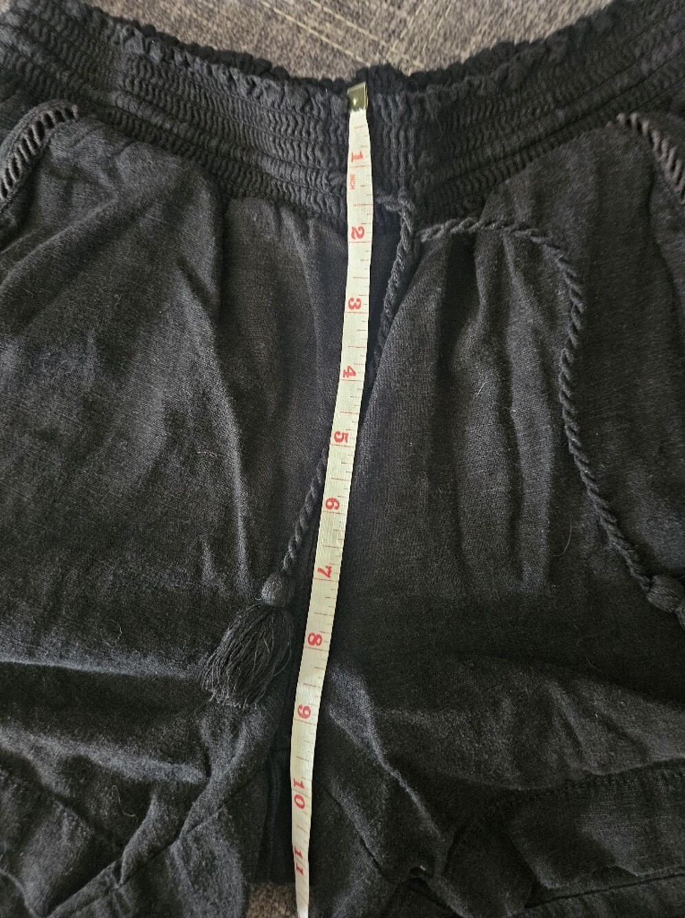 Briggs New York Linen Blend Pull-On Summer Shorts. Medium - Picture 8 of 8